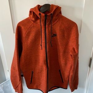 Nike Windrunner Hoodie Heathered Orange Size M
